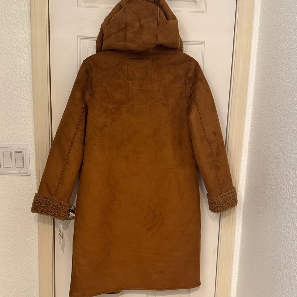 Lucky Brand Tan Sherpa Jacket - Picture 12 of 16